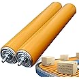 Ultimation Polyurethane Coated Roller with Brackets – Heavy Duty Roller for Conveyor Belts and Kayak Rollers – 22″ Frame, 1.5″ Dia, Durable Support for Smooth Material Handling