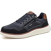 ARRIGO BELLO Mens Shoes Casual for Men Fashion Sneakers with Zipper Lightweight Walking Trainer Size 8-12US