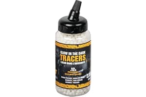 Game Face SAP2KGLW Tracer .12-Gram 6mm Glow In The Dark AirSoft BBs (2000-Count)
