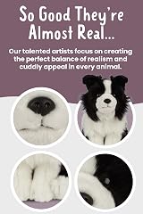 Living Nature Border Collie Soft Cuddly Toy Eco-Friendly 20cm view 4