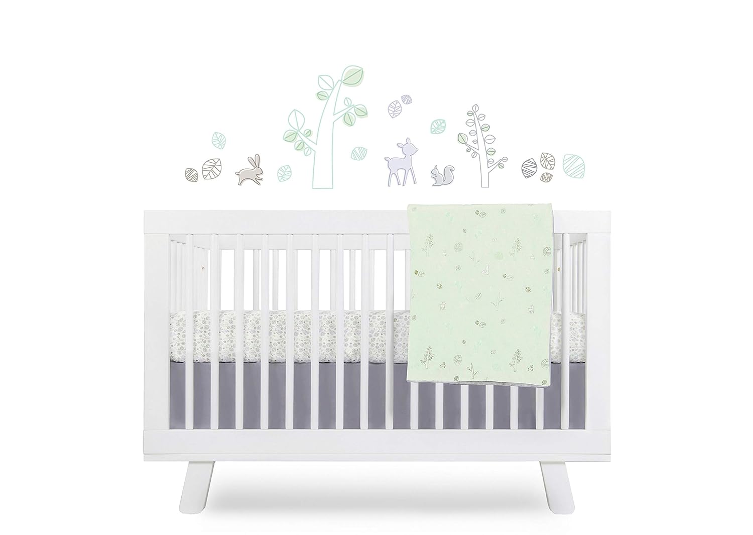 babyletto hudson crib skirt