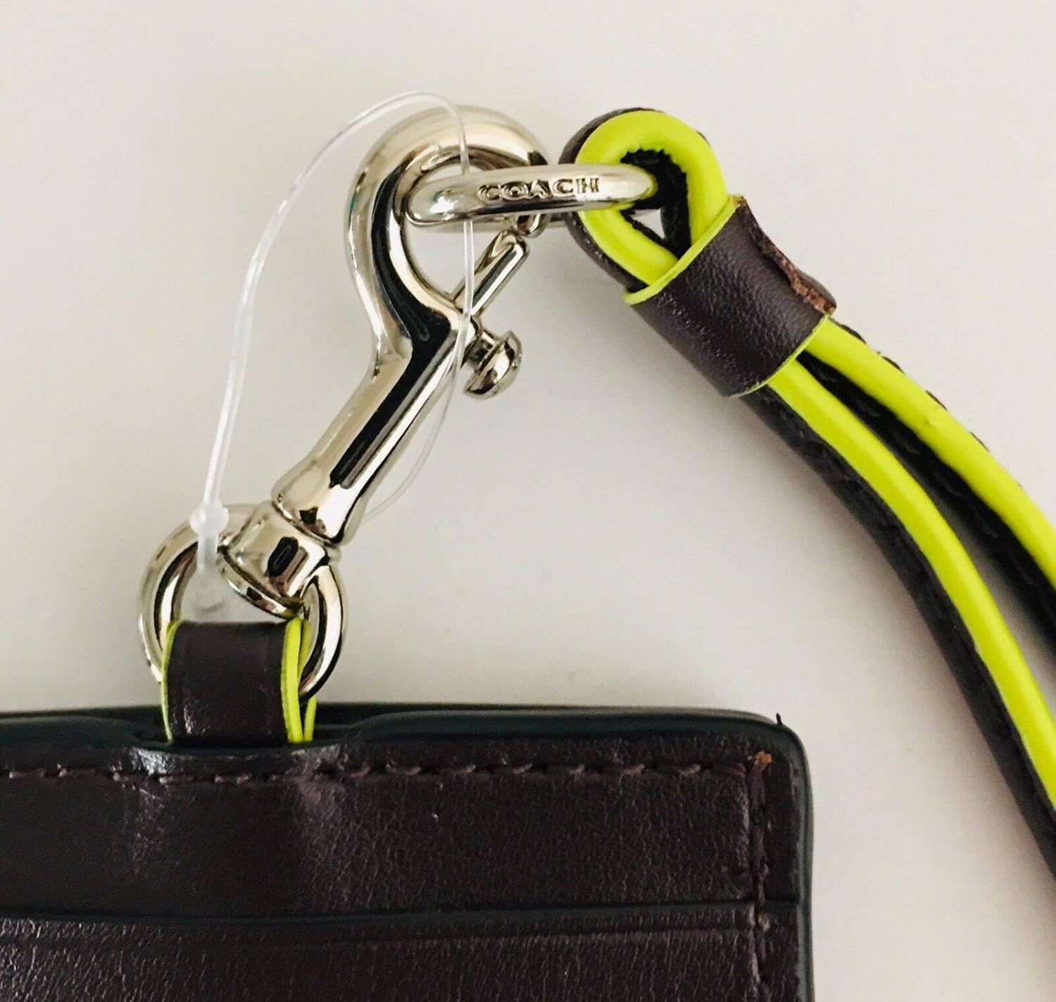 Coach Signature PVC Badge Lanyard ID Badge Holder F63274 Women Accessories