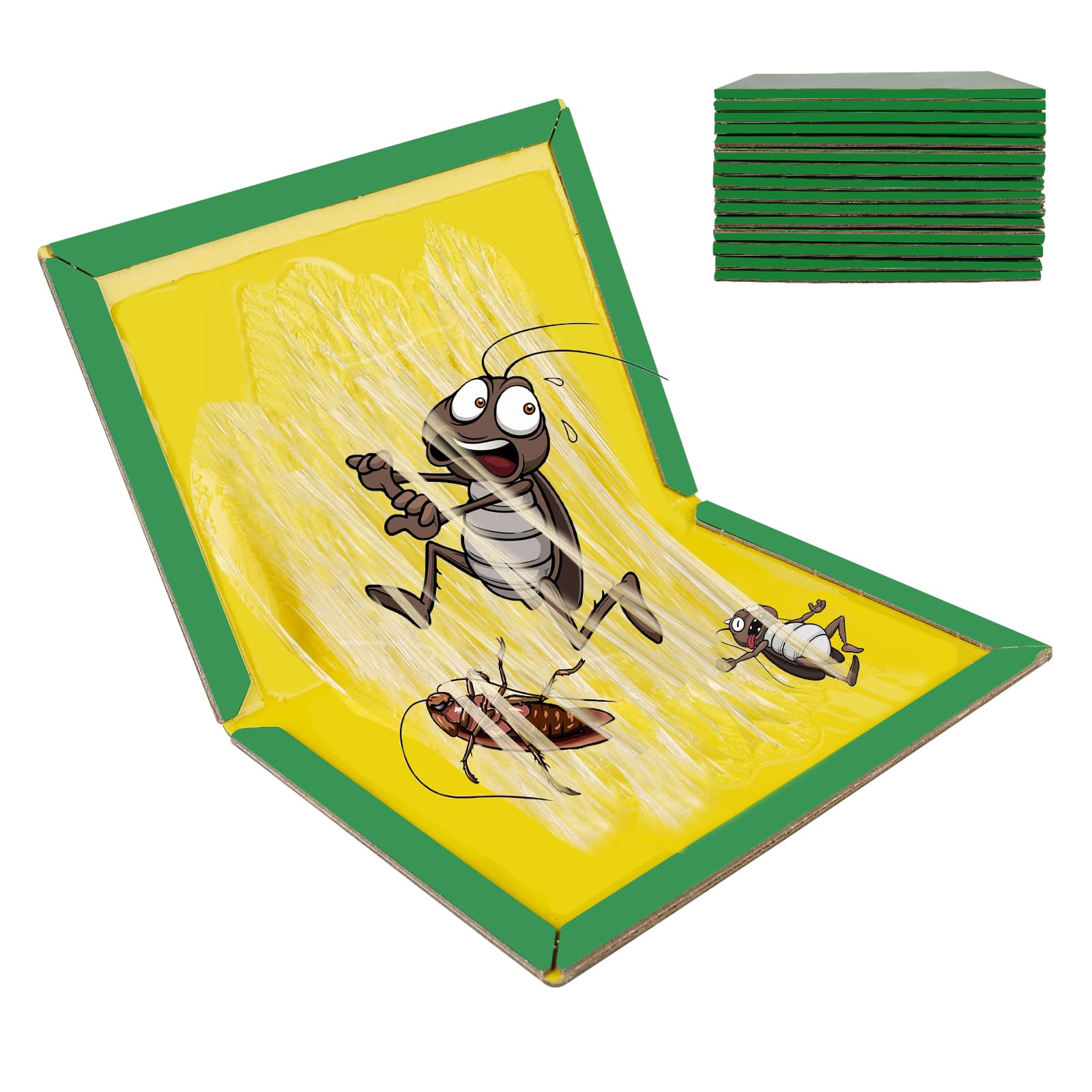 colpart 15Pack丨Glue Trap Sticky Pads Traps Boards strong Stickiness ousehold Pest Sticky Boards strong for Indoor Home