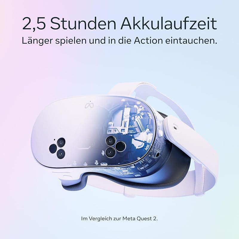 3S 128 GB | VR-Headset – 33% mehr Speicher – Doppelte Grafikleistung – Virtual Reality ohne Kabel – Gorilla Tag Cardboard Monkenaut Bundle – Amazon Exclusive