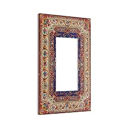 Spshian Vintage Bohemian Blue Red Floral Retro 1