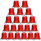 CAIHONG Drawstring Backpack Bulk Red 100 Pcs - String Backpack Drawstring Bags Cinch Bag Sackpack for Women Gym