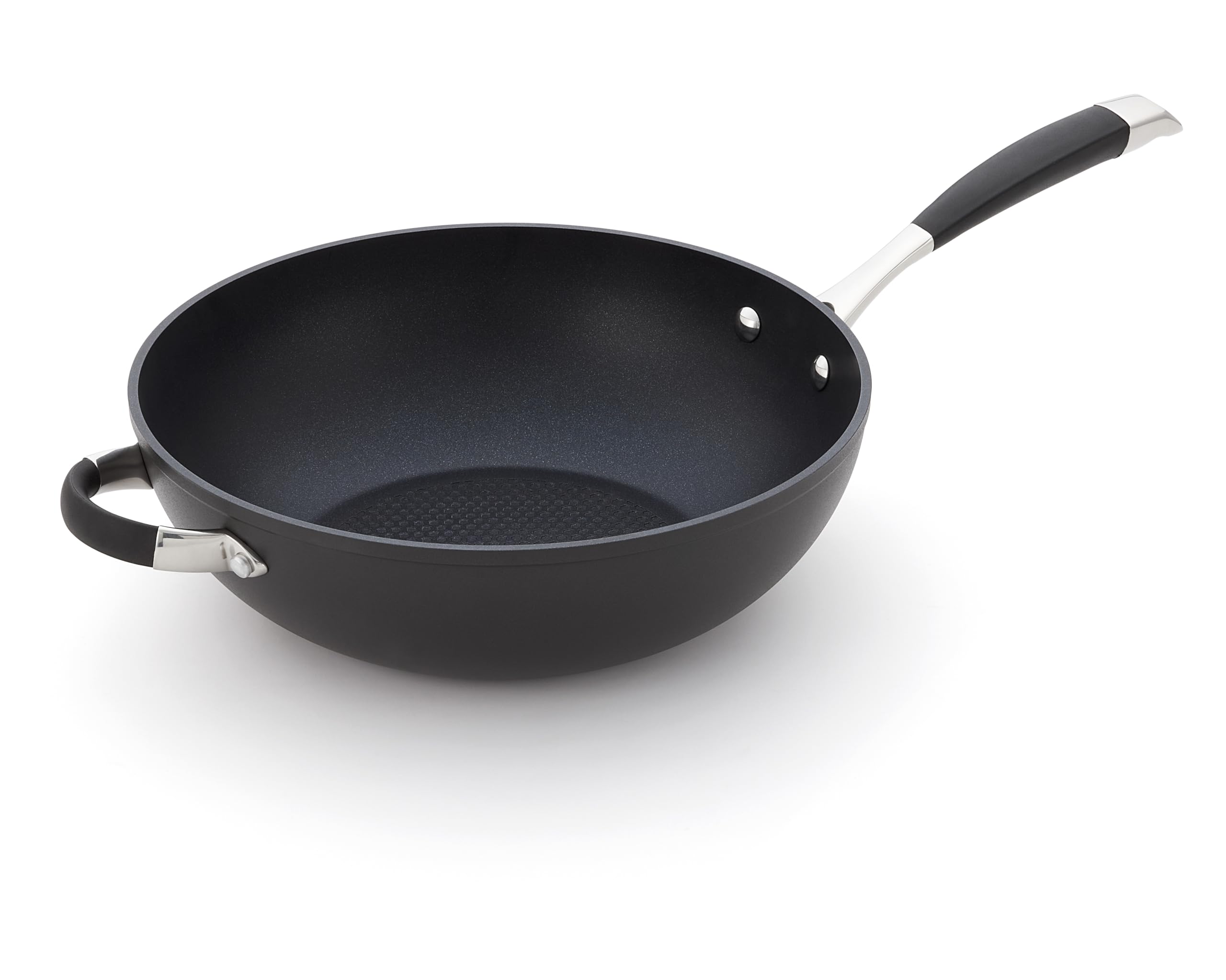 Stellar Verve 28cm Non-Stick Wok, Induction Suitable, Oven and Dishwasher Safe, Geoform Double-Layer Non-Stick, Anti-Slip and Stay Cool Grip Handles โ image 1