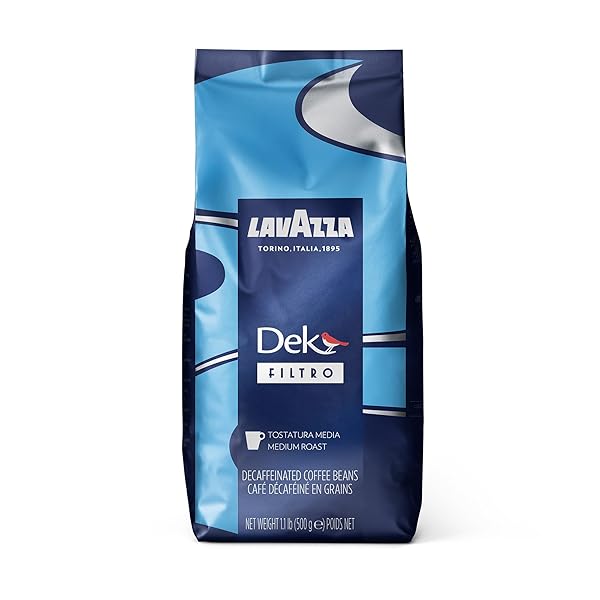 LAVAZZA DEK FILTRO WHOLE BEAN COFFEE MEDIUM ROAST...