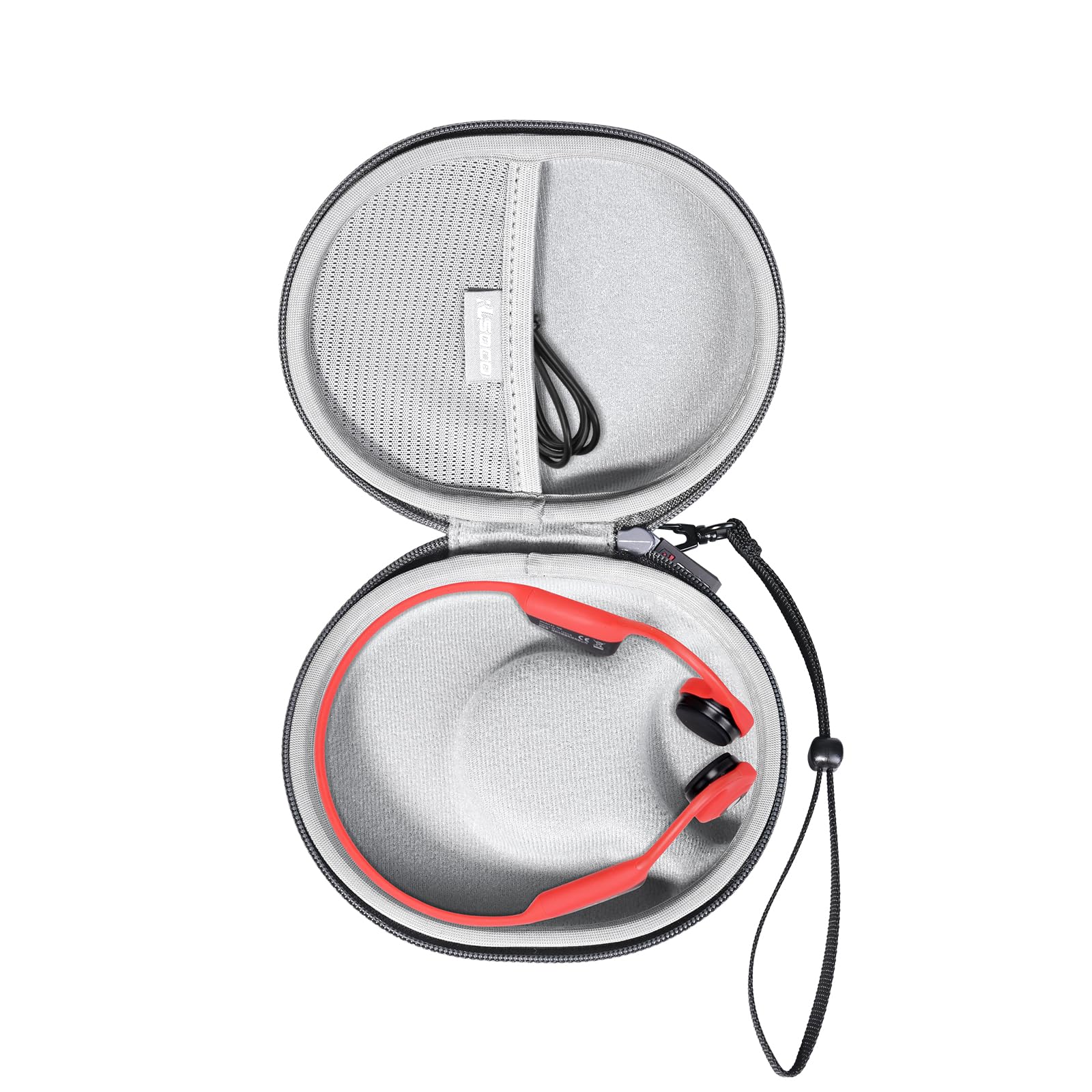 Photo 1 of RLSOCO Hard Case for SHOKZ OpenRun Mini/New OpenRun Pro 2 Mini/OpenRun Pro Mini Bone Conduction Open-Ear Bluetooth Sport Headphones