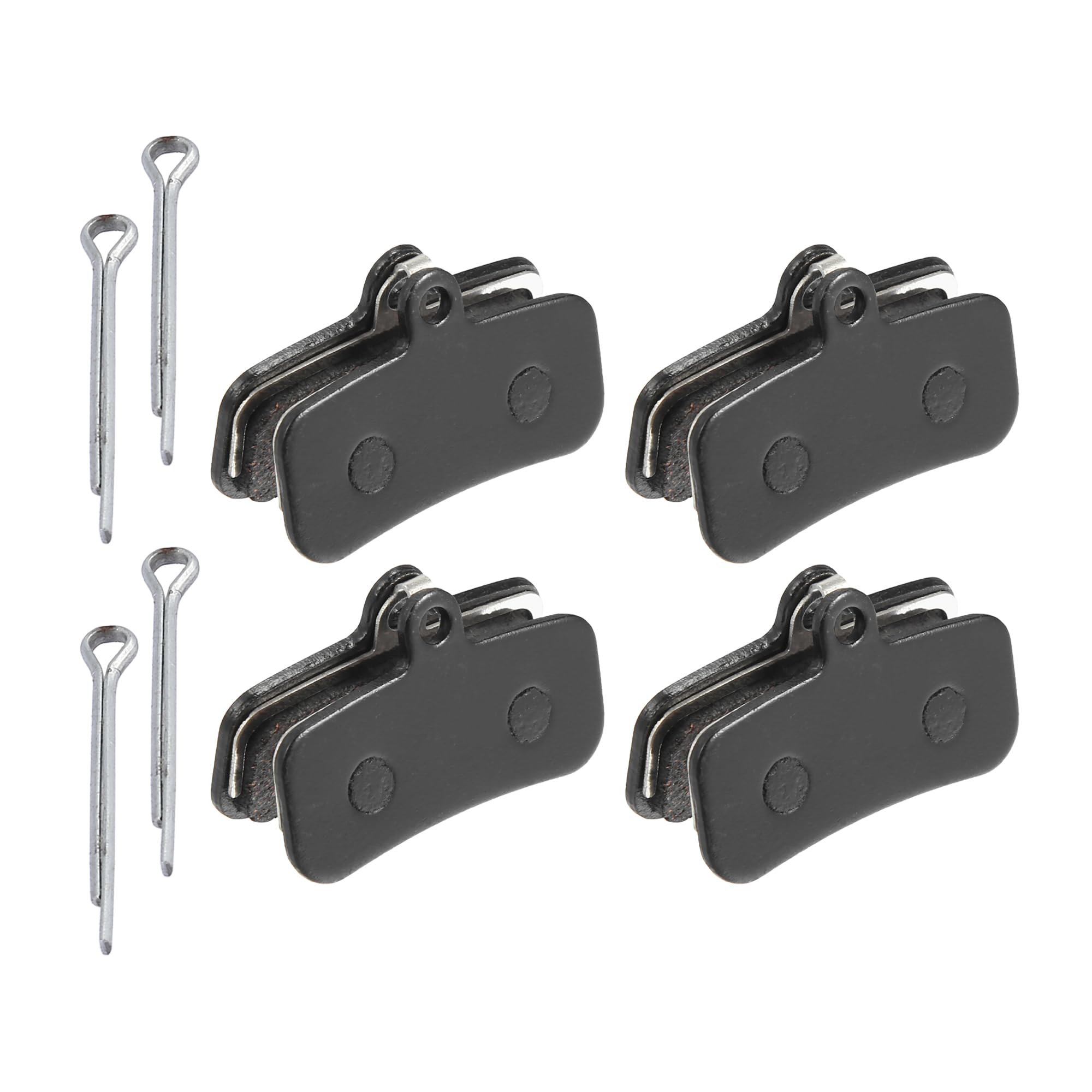 A ABSOPRO Disc Bike Brake Pads with Split Pin for SHIMANO Saint BR-M8 Set of 8