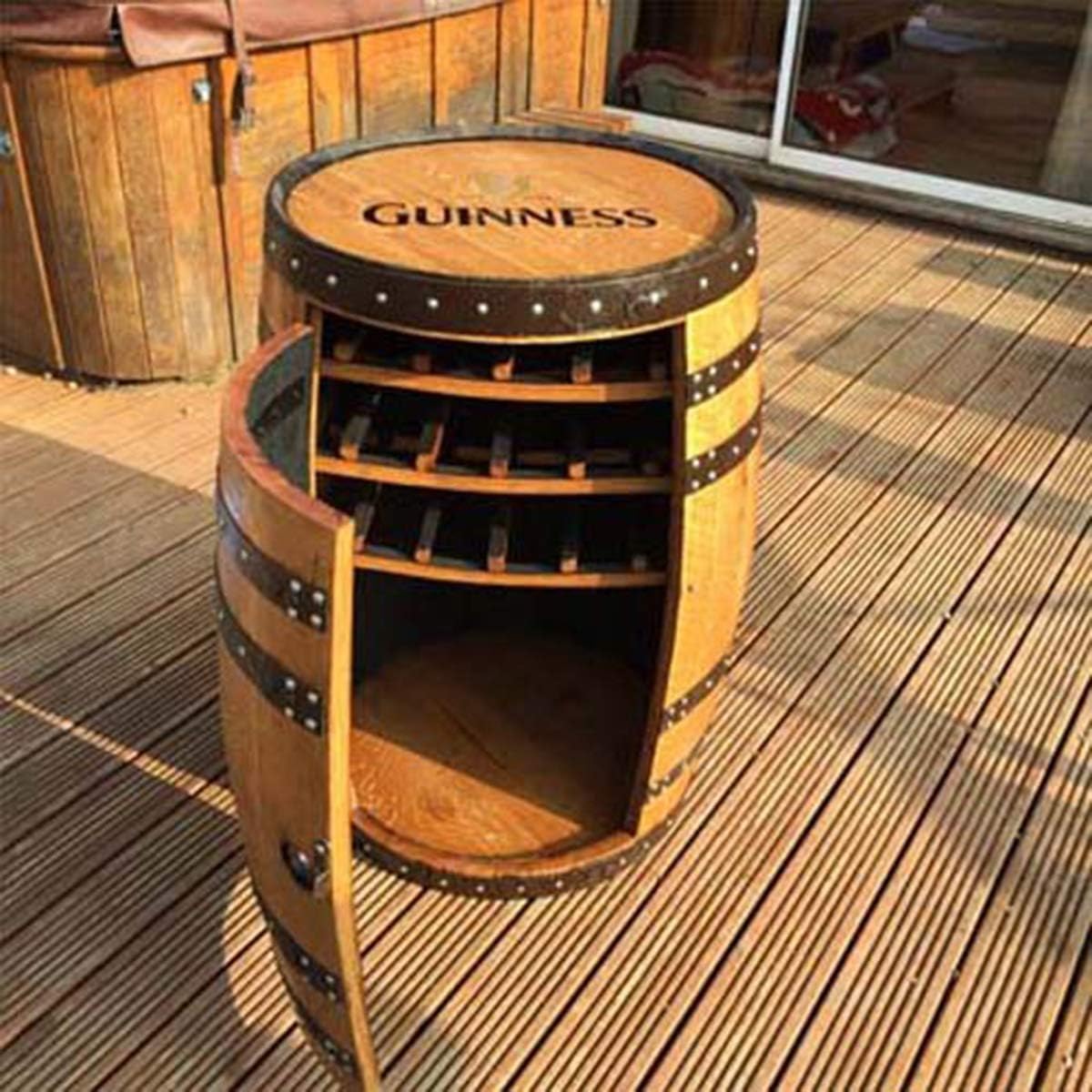 Cheeky Chicks Solid Oak Whisky Barrel Guinness Balmoral Drinks