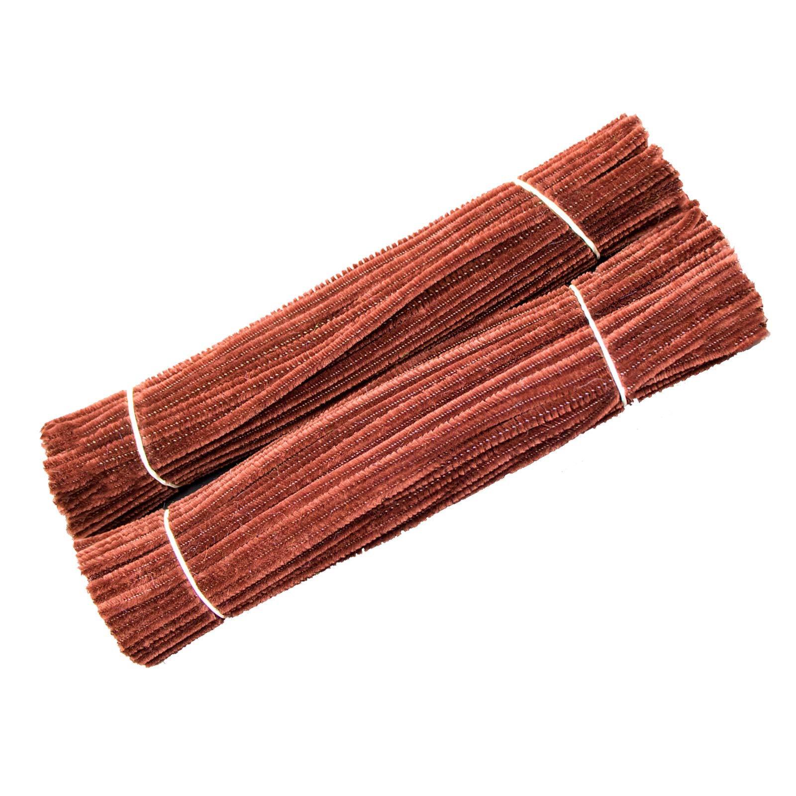 Waycreat 200 Pieces Pipe Cleaners Brown Chenille Stem for DIY Art Craft Decorations (6mm x 12 Inch)