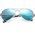 Pro Acme Polarized Aviator Sunglasses for Men and Women 100% UV Protection, 58mm