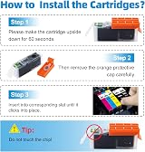 JoyPrinting 5X 580XXL 581XXL Ink Cartridges for Canon TR7550 TR8550 TS705 view 3