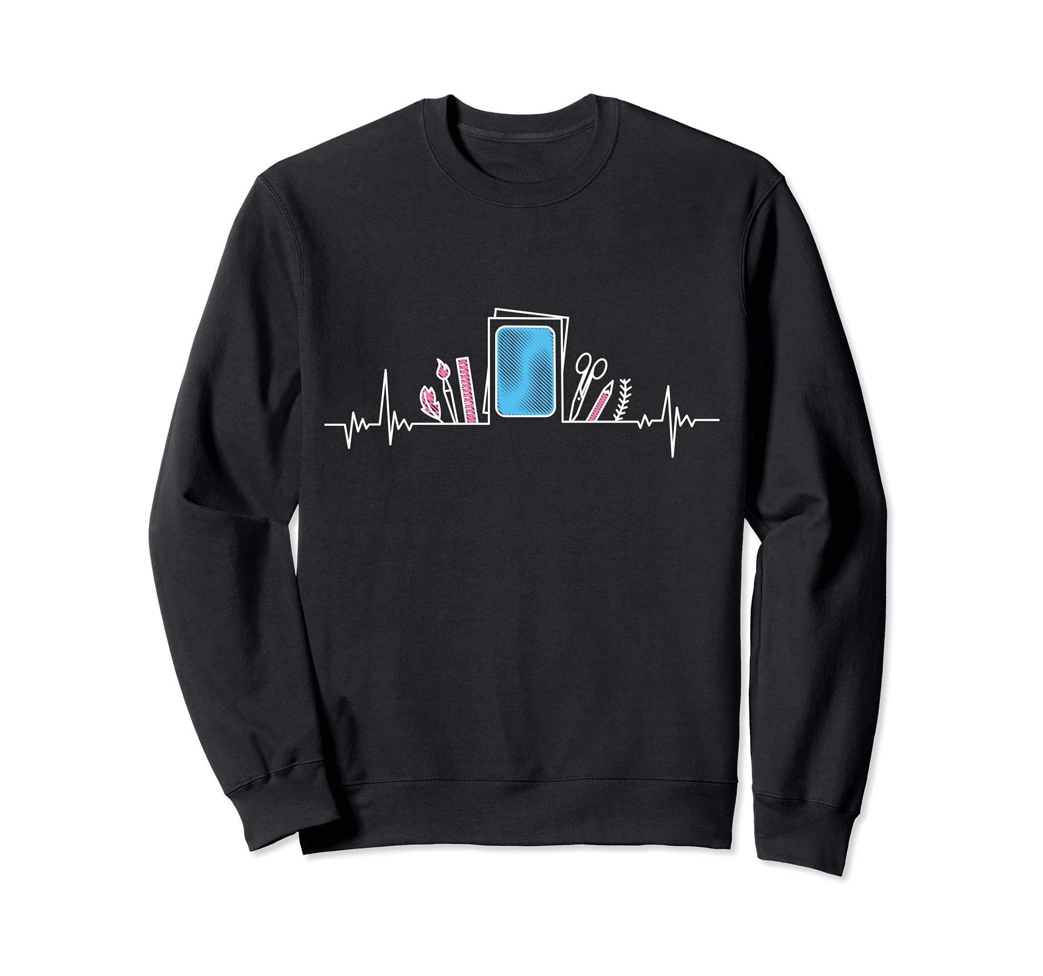 Scrapbooking Heartbeat - scrapbooking design Sweatshirt