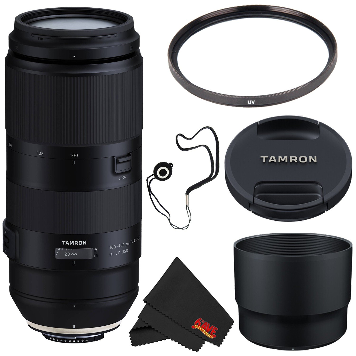 Tamron 100-400mm f/4.5-6.3 Di VC USD Lens for Nikon F AFA035N-700 