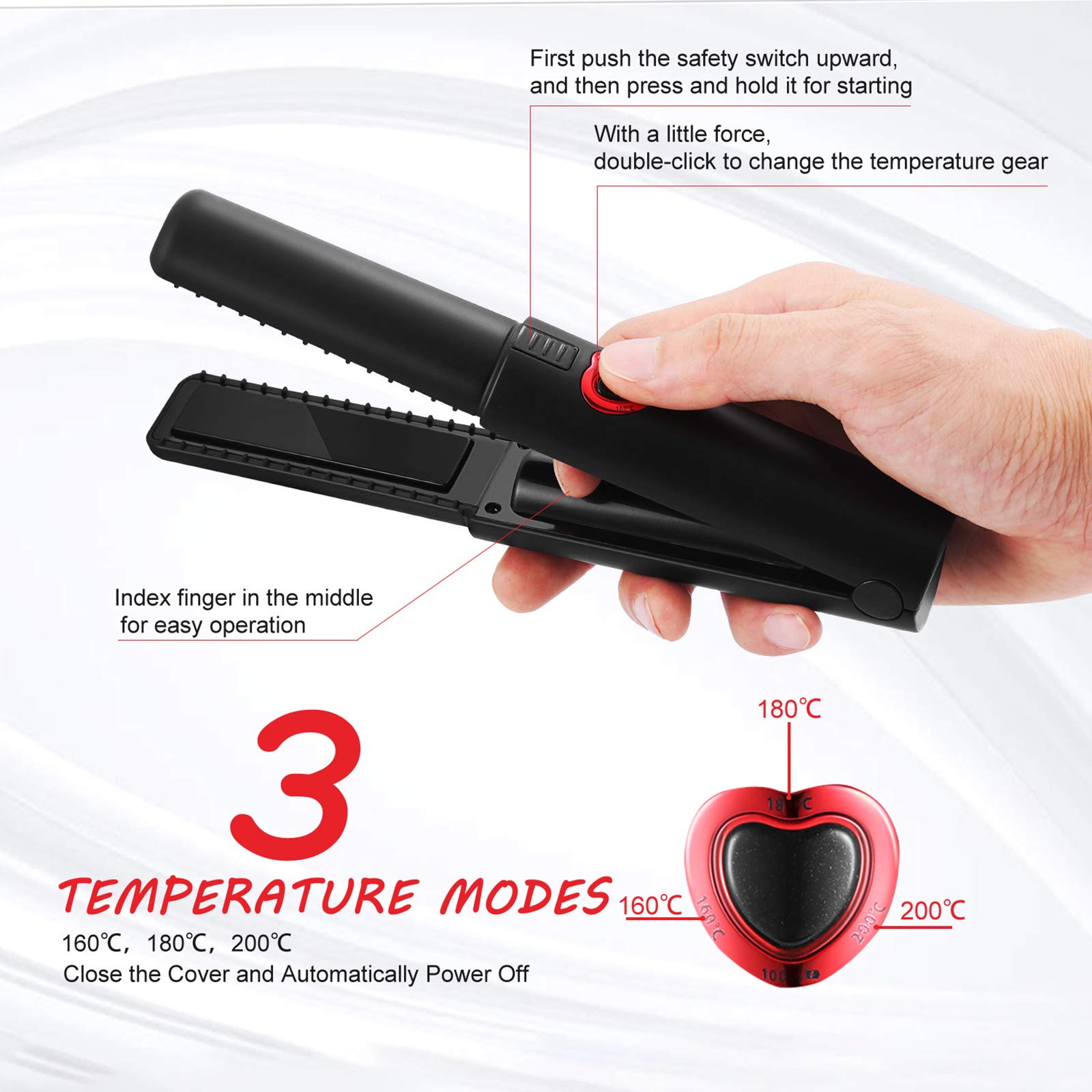 keynice cordless straighteners