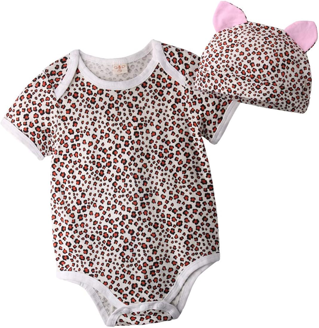 leopard onesie baby