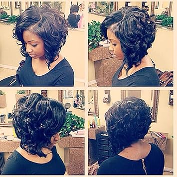 Amazon Com Suppion 33cm Wig With Baby Hair Human Hair Full End