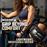 Bear Grip Open Workout Gloves Black Small for Calisthenics Powerlifting view 5