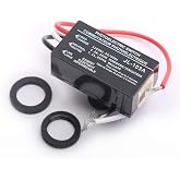 DEVMO Photoelectric Switch Photocell Dusk to Dawn Button Flush Mount Photo Control Eye Switch Module