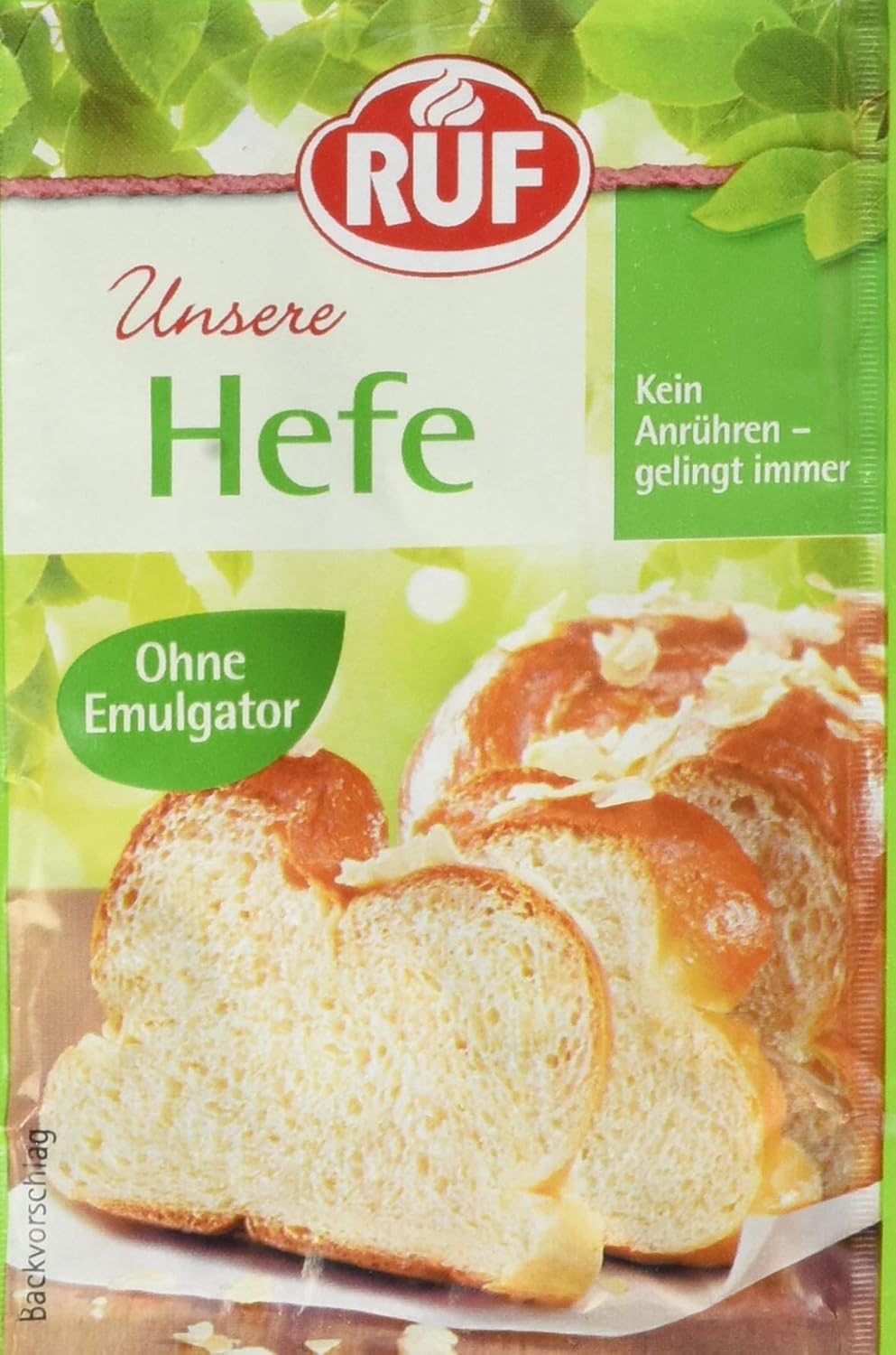 RUF Hefe ohne Emulgator und ohne Anrühren - 