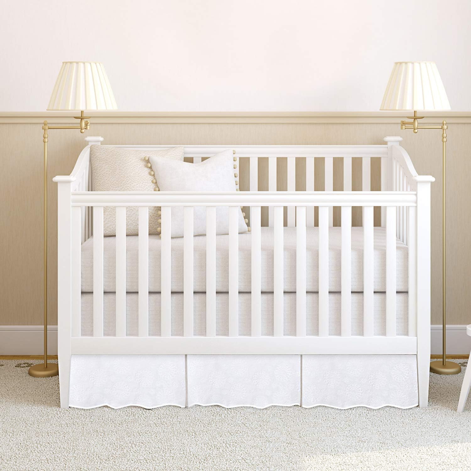 short crib skirt