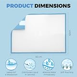 ViraCare 40 x Premium Incontinence Bed Pads 60x40 cm (1 Pack of 40) view 3
