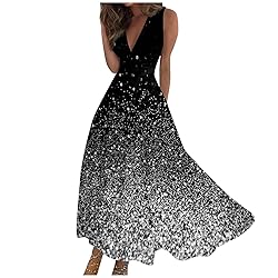 Summer Dresses for Women 2024 Black Long Sleeve