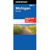 Rand McNally Easy to Fold: Michigan Laminated State Map