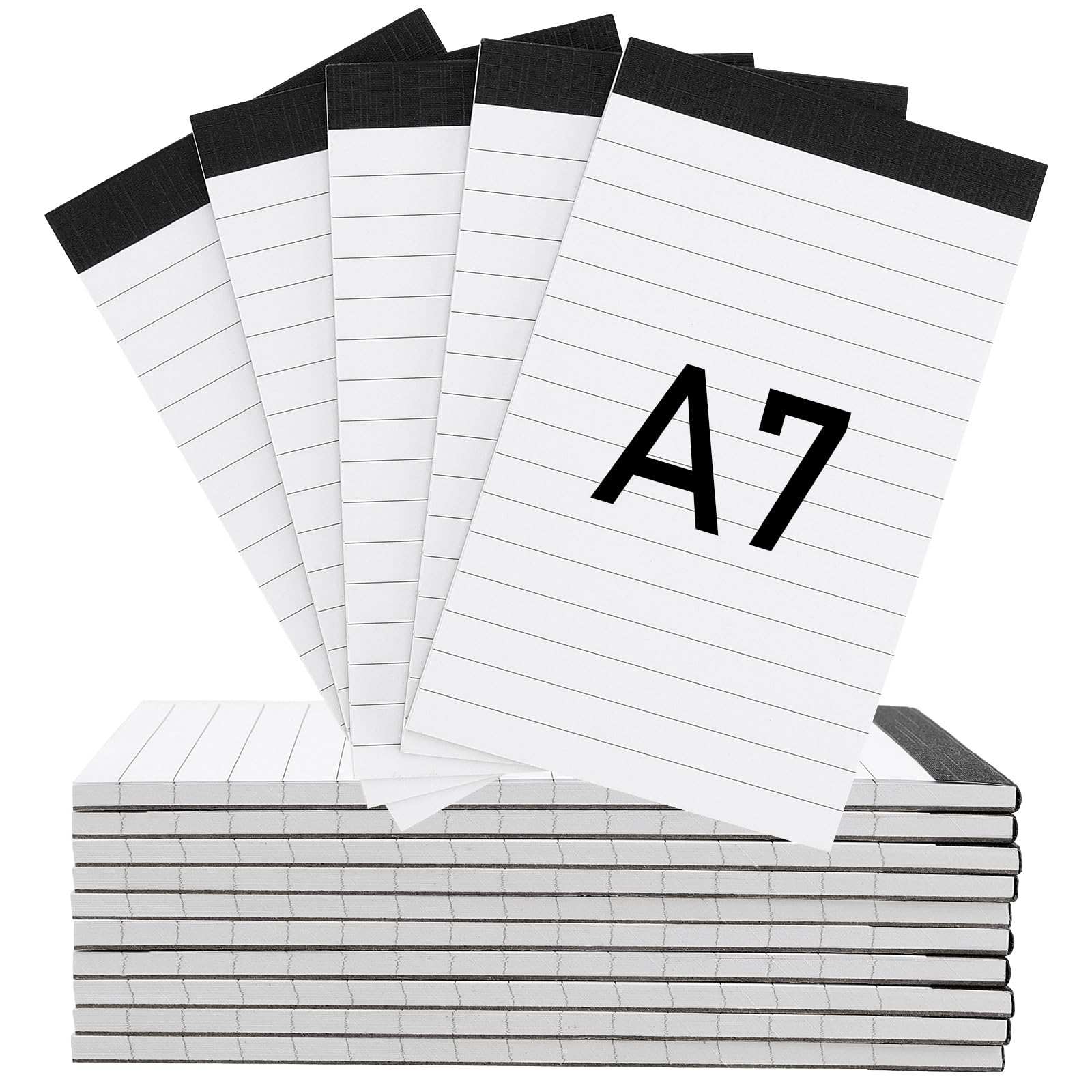 ZEONHEI 15 Pack A7 Small Notepad Refill Pads, 30 Sheets Lined Paper Note Pads Memo Pads, Mini Pocket Notebook Refills for Taking Notes Reminders Organization Planning, 3x5 Inch