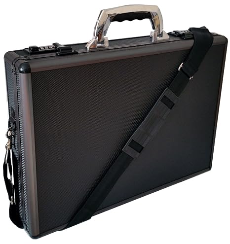 Custodia Valigetta Pro Aluminium Executive Per Laptop Imbottito Colore Nerocanna Di Fucile