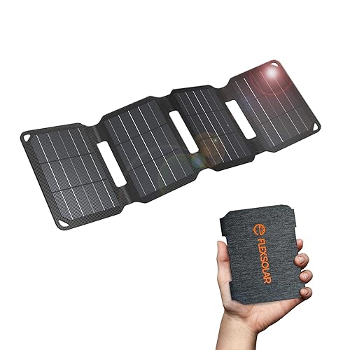 10W Mini Solar Panel, USB Solar Charger Foldable Portable IP67 Waterproof Solar Powered Battery Charger for Small Fan, Camera, Water Pump, Bicycle, Power Bank, Camping Lantern