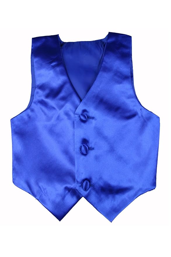 Baby Toddler Kids Little Boys Formal 23 Color Satin Vest S