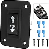 DaierTek UP Down Momentary Reverse Polarity Switch 12V 30A DPDT Polarity Reversing Switch RV Power Jack for 5th Wheel Tongue Trailer Stabilizer