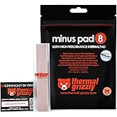 Thermal Grizzly Minus Pad 8-120x20x1.0mm 2-Pack Thermal Interface Pad, Electrically Non-Conductive, High Thermal Conductivity