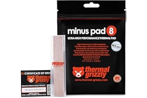 Thermopad Thermal Grizzly Minus Pad 8 - Silicone, Self-Adhesive, Thermally Conductive Thermal Pad - Conducts Heat and Cools T