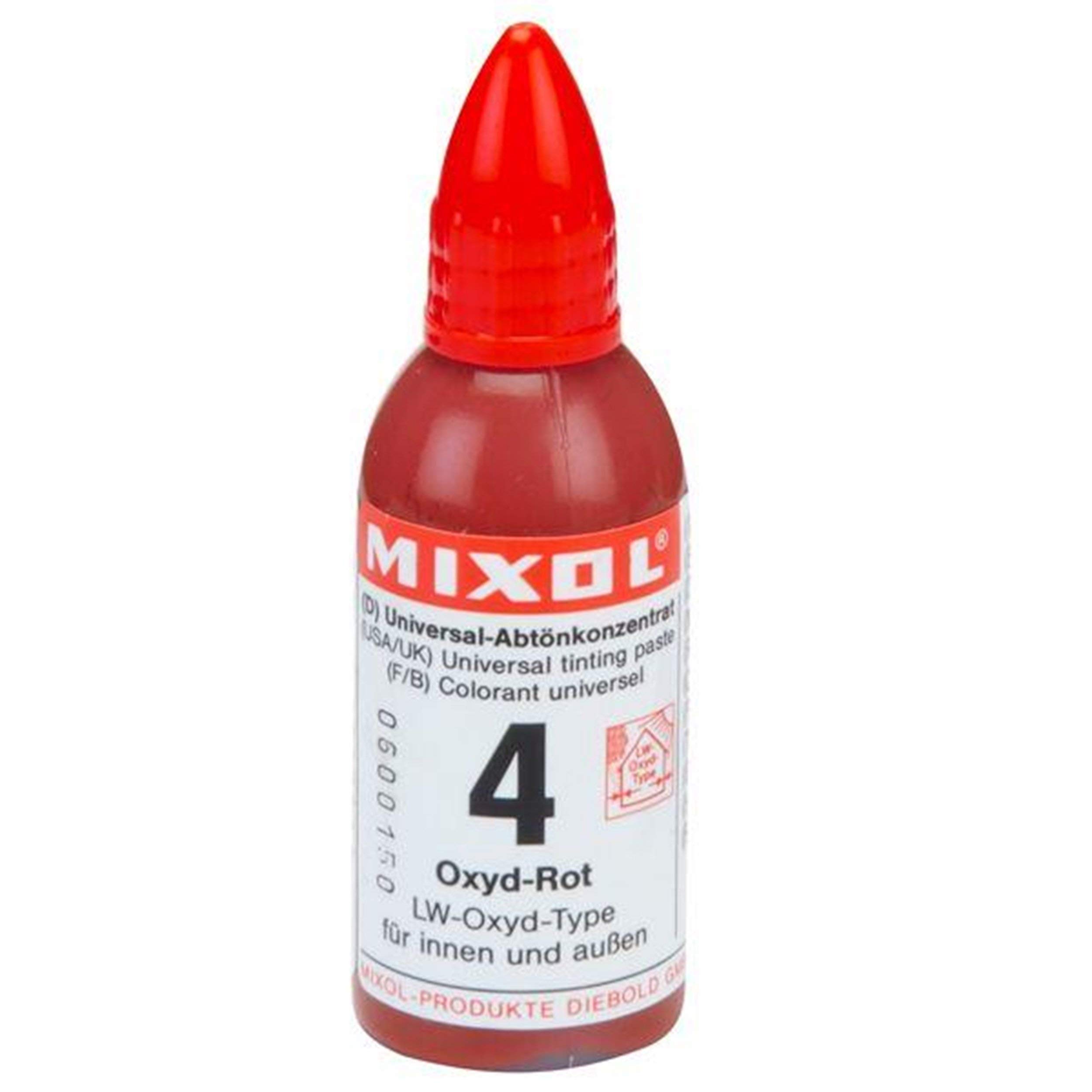 Mixol #4 Oxide Red Universal Stainer - 20ml