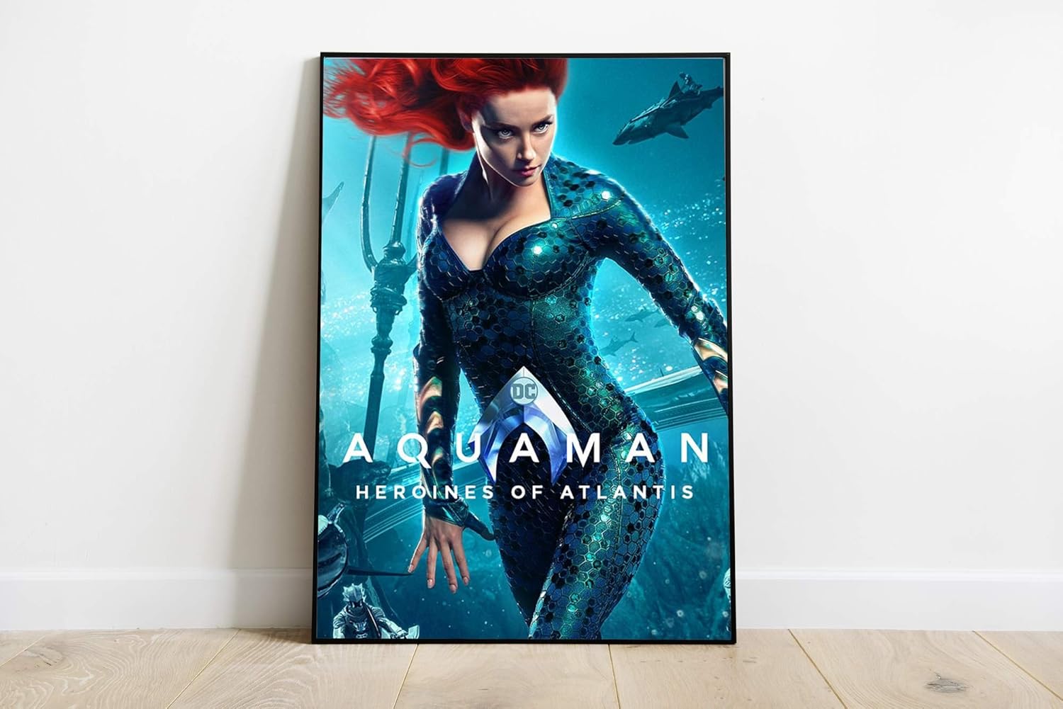Aquaman Movie Mera Poster Art Print Unframed Poster Wall Art Print Gift Poster Canvas Printing Wall Decor Size - 11
