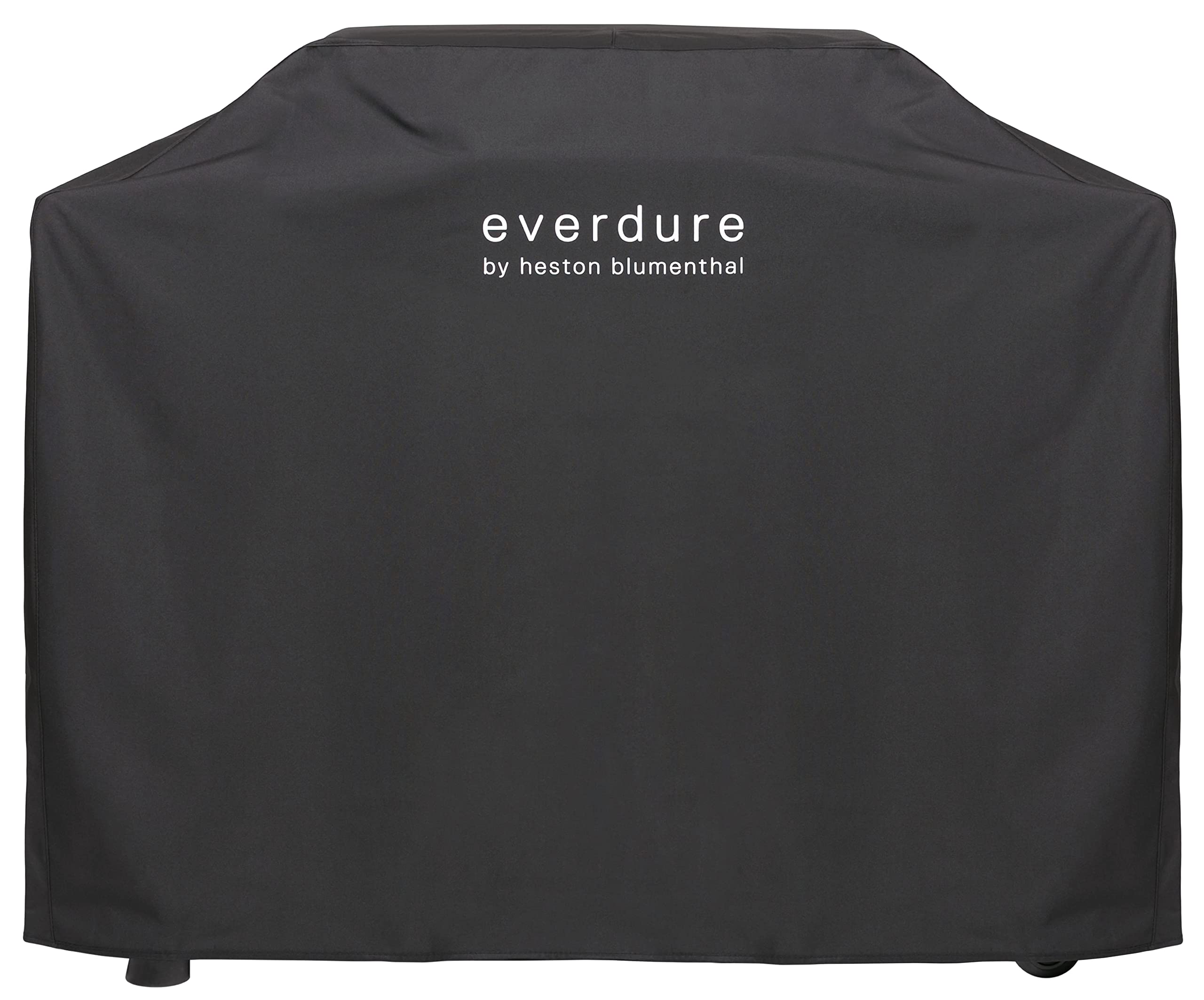 Everdure by Heston blumenthal Premium Covers I Robust Cover UV-Resistant I Grill Cover with Velcro Fasteners I Grill Cover Weatherproof & Water-Repellent I Protective Cover Black