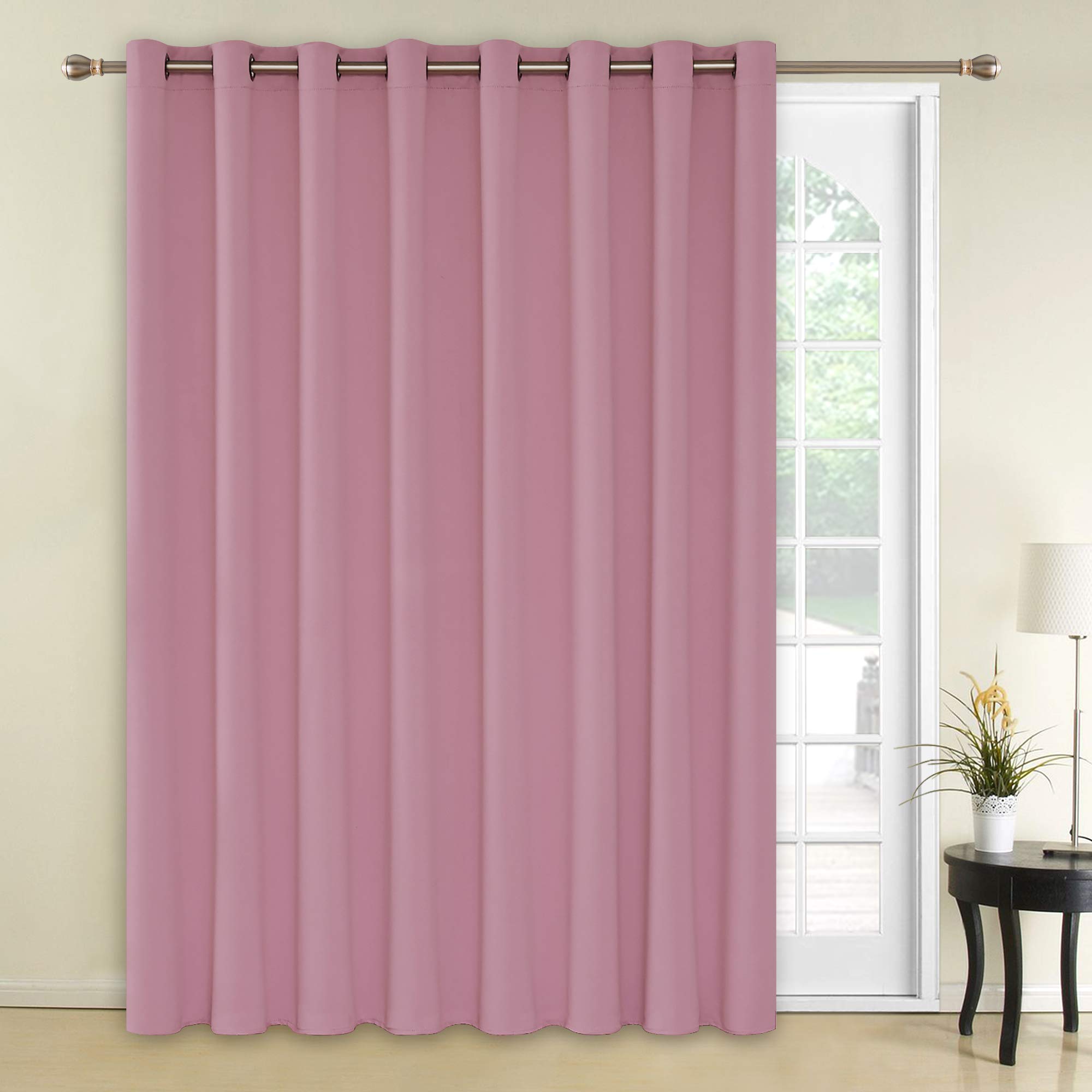 Galleon Deconovo Blackout Drape Wide Width Grommet Curtains