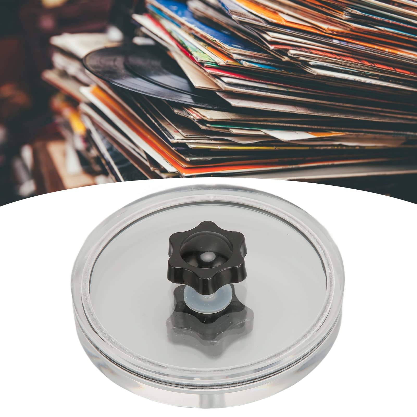 LP Record Label Saver record cleaner for Record Clean Saver, Waterproof Record Cleaning Protector, Label Saver Record Cleaner Clamp Care, Disc Cleaners