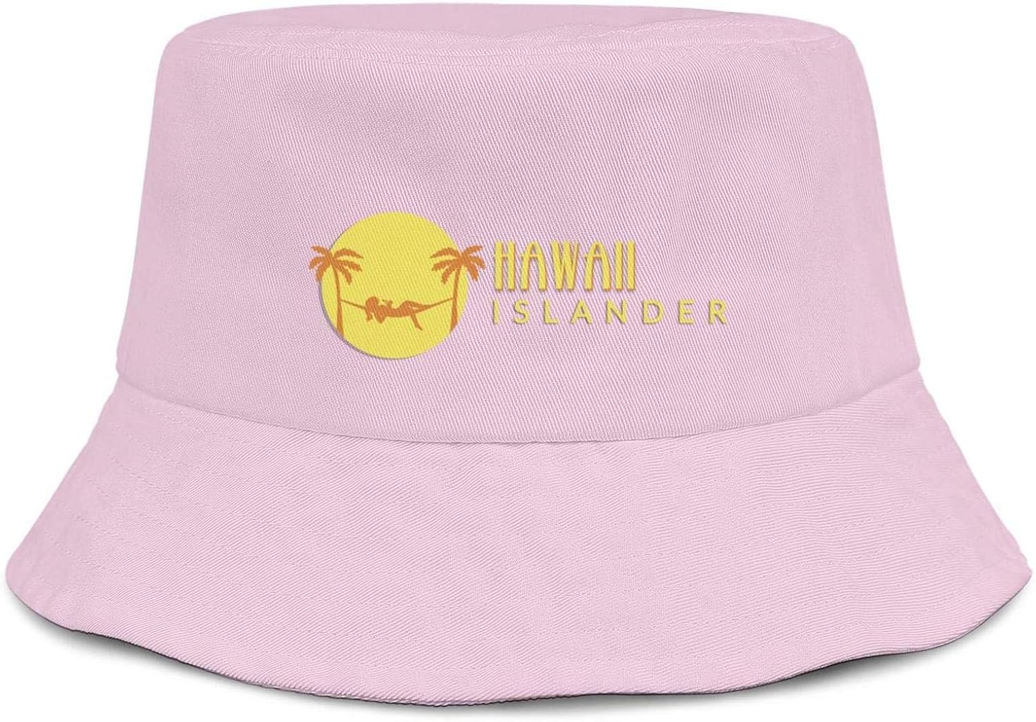 Classic Bucket Hat Hawaii Island Cotton Packable Summer Sun Hat for