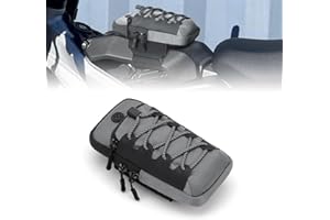 smotrcc Dirt Bike Frame Bag for Surron, Front Battery Cover Storage Bag Compatible with Surron Light Bee S/X X160 X260 Talaria Sting, Waterproof Motorcycle Accessory – Grey