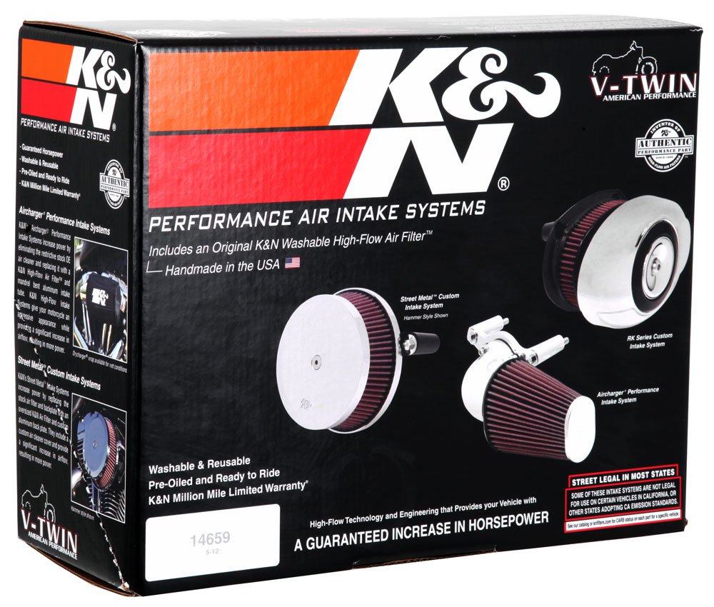 5. K&N 63-1125 Harley Davidson Performance Intake Kit