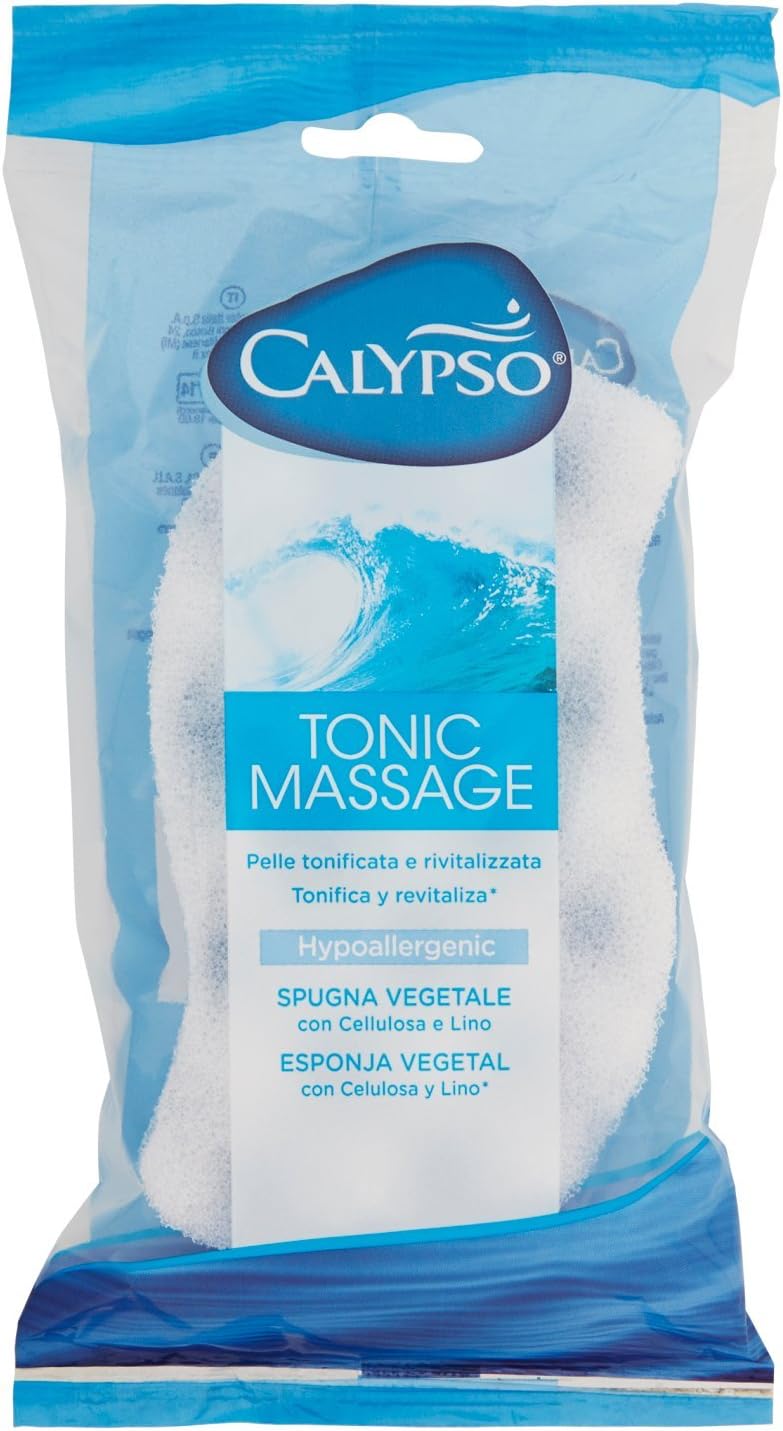 Calypso Vegetal sponge With Cellulose and Linen, for toned and