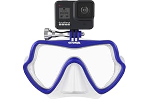 GoPro Hero4 and Hero3+ Frameless Dive Mask for Scuba Diving and Snorkeling