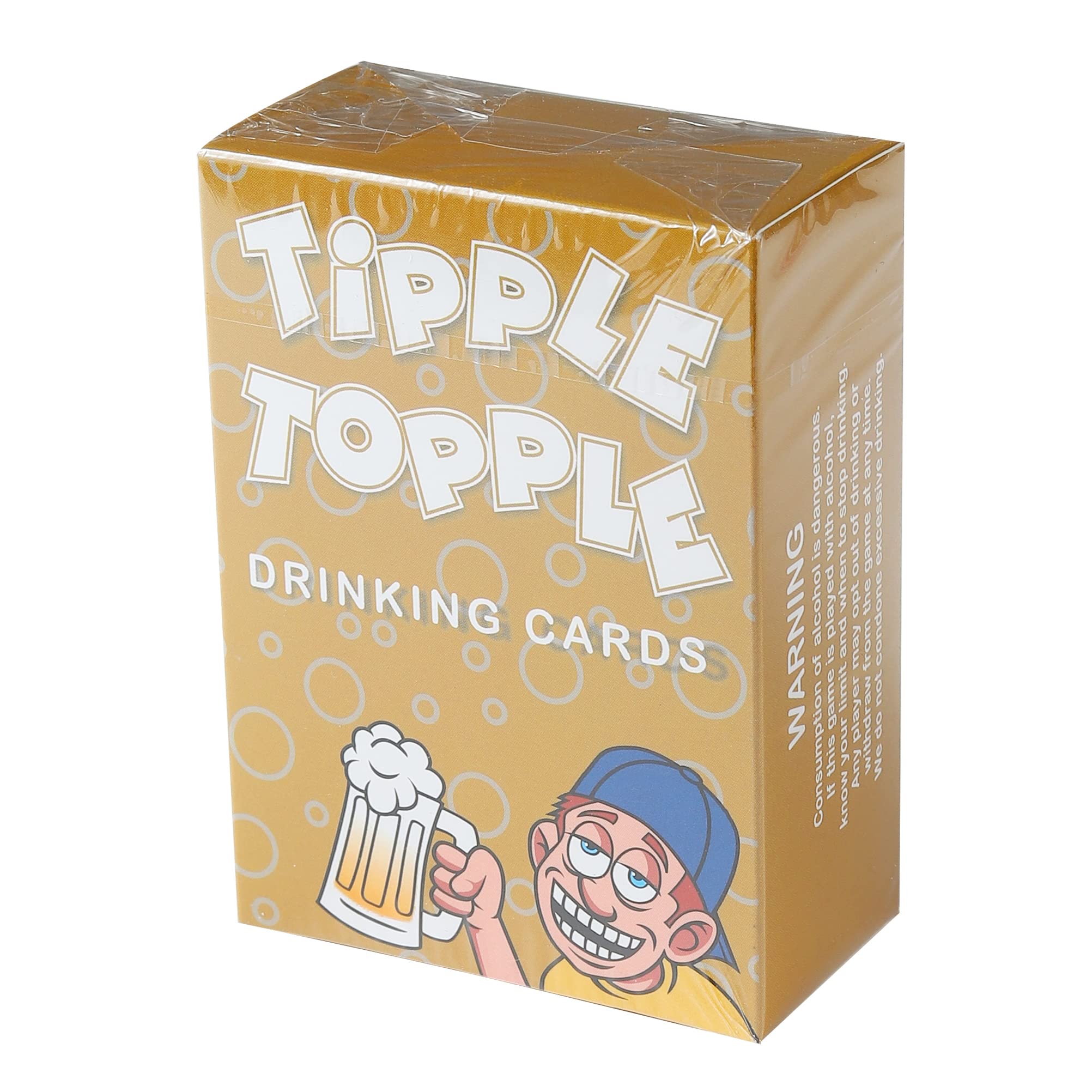 Komonee Tipple Topple Drinking Cards Game Ultimate Fun For Adults Suitable For House Parties Pre Drinks Stag and Hen Nights Birthdays
