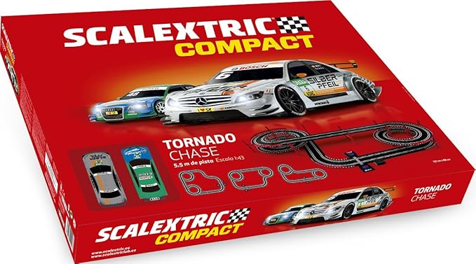 scalextric compact tornado chase