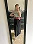 ONLY TALL Gonna Lunga Donna A Vita Alta Con Elastico E Pieghe - Modello Paperbag Longskirt In Tinta Unita, Beige